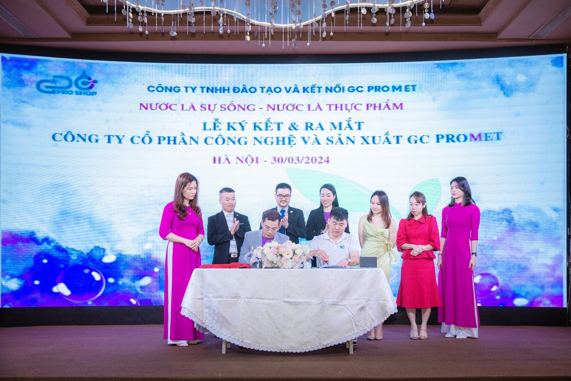 Lễ ký kết và ra mắt Công ty cổ phần công nghệ và sản xuất GC PRO MET